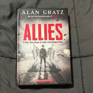 Scholastic 'Allies' by Alan Gratz - Red and Black Cover